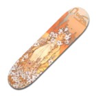 Alphonse Mucha Lily Skateboard Deck