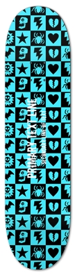 Blue Gothic Punk Checkers