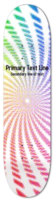 Color Halftone Dots Spiral