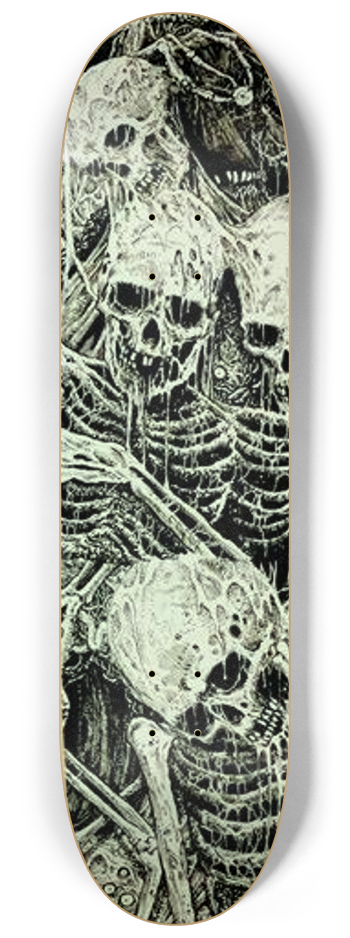 Skull 3 deck Skateboard Series #3