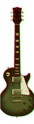 3D Halftone Guitar