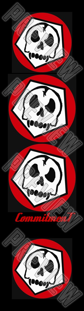 7-1/2 Inch Comskulls Deck 7-1/2 Skateboard Deck