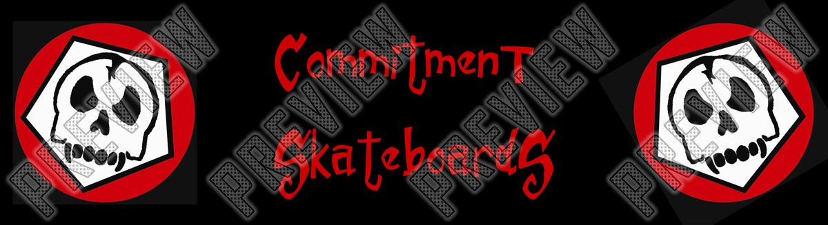 7-7/8 Commitment Deck 7-7/8 Skateboard Deck