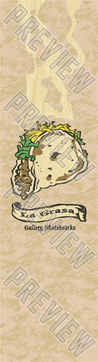 La Grasa 7-7/8 Skateboard Deck