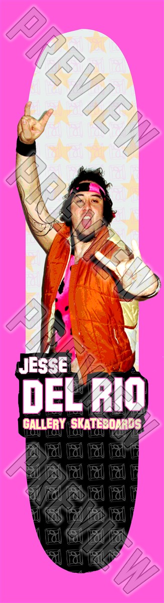 Jesse Del Rio 7-3/4 Skateboard Deck 