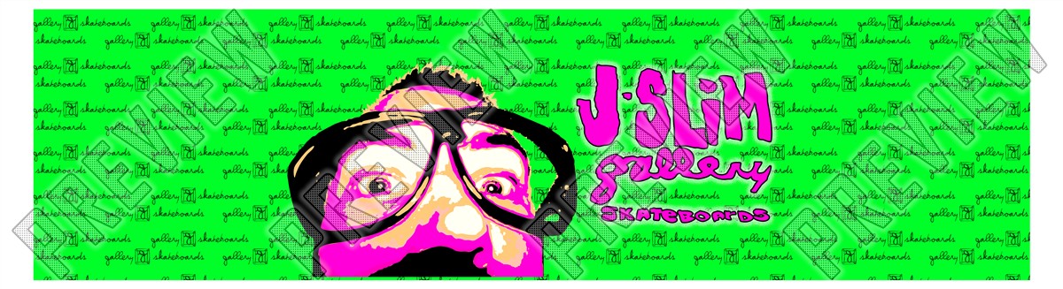 J-Slim Sees You. 7-1/2 Skateboard Deck