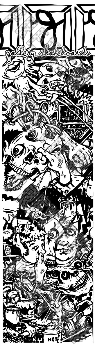 rain sucks 8 Inch Skateboard Deck