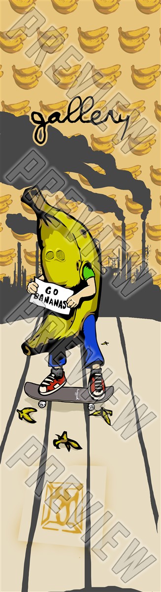 Banana Team Deck 7-5/8 Skateboard Deck