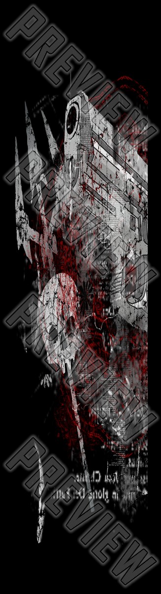 Gun Baby Gone 7-3/4 All-Around Deck  7-3/4 Skateboard Deck 