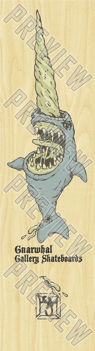 Gnarwhal Punk Nose Pool Shape