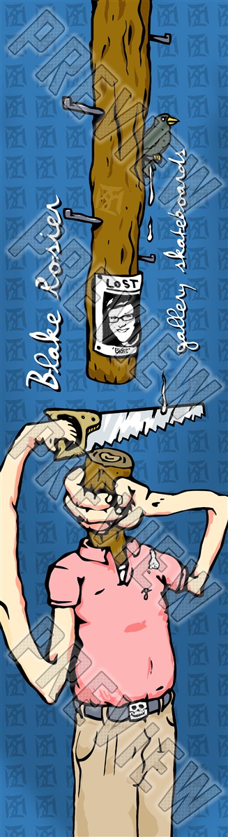 Blake Rosier Model 8 Inch Skateboard Deck