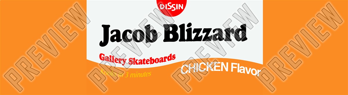 Jacob Blizzard Ramen Deck 8-1/4 Skateboard Deck