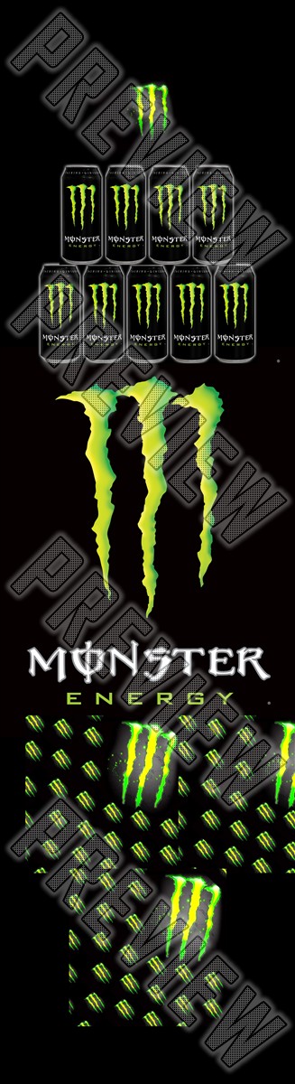 MONSTER ENERGY 7-5/8 Skateboard Deck