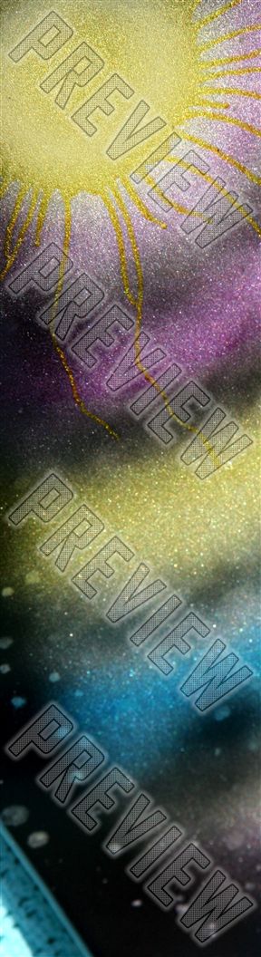 sun burst 7-3/4 Skateboard Deck 