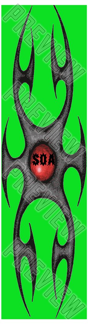 TRIBAL SHIELD GD 7-3/4 Skateboard Deck 