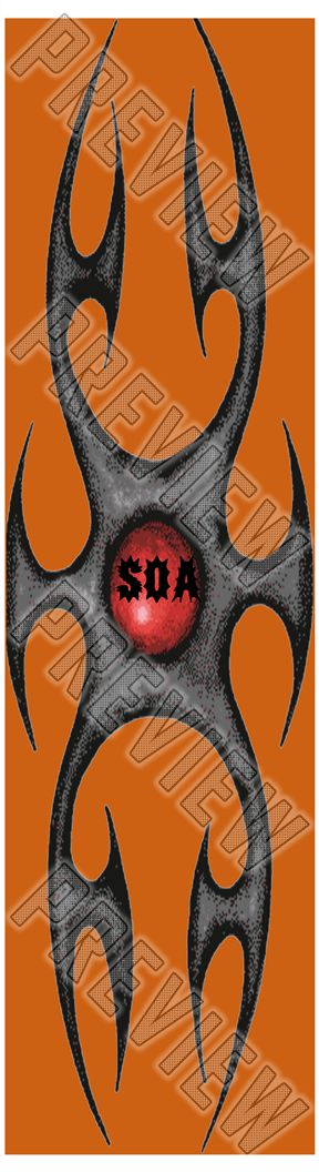 TRIBAL SHIELD OD 7-3/4 Skateboard Deck 