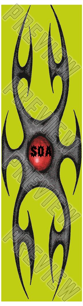 TRIBAL SHIELD YD 7-3/4 Skateboard Deck 