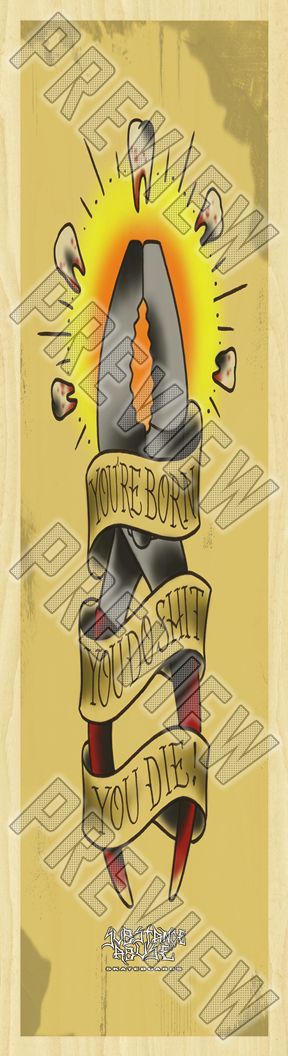 7-3/4 'EXTRACTION' Deck 7-3/4 Skateboard Deck 