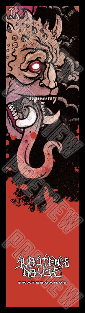 7-3/4 'BESTIAL 2' Deck  7-3/4 Skateboard Deck 