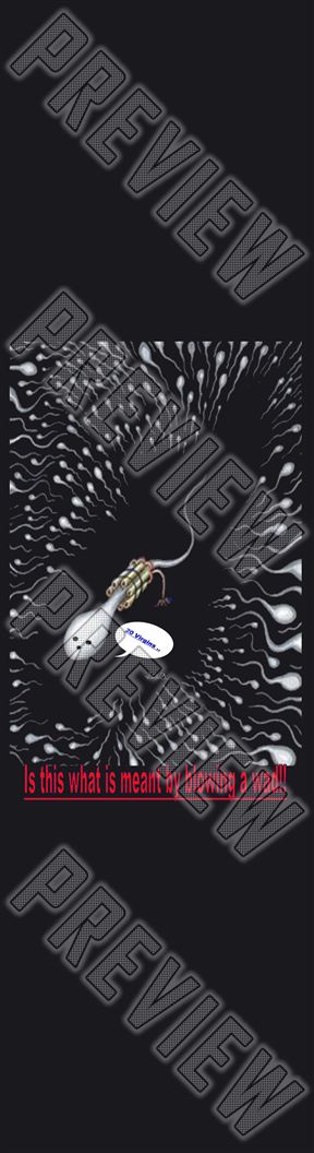 Suicide Sperm 7-3/4 Skateboard Deck 