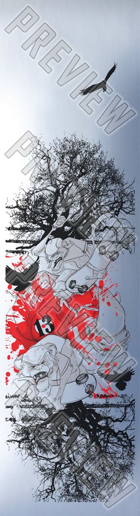 ZOOmunkie - Munkies Metalic 7-3/4 Skateboard Deck 