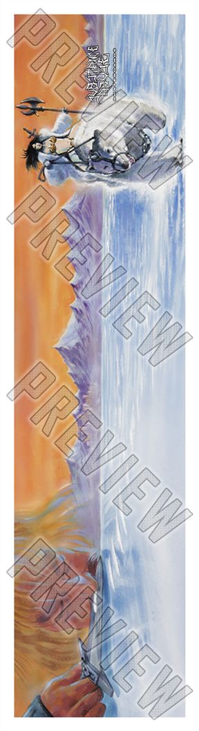 7-3/4 'COCAINE WARS' Deck  7-3/4 Skateboard Deck 