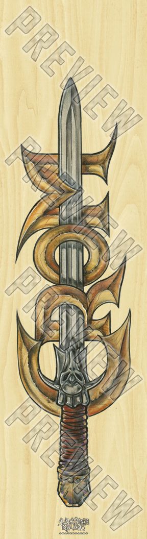 'THE LONG SWORD' Long Board Longboard Shape
