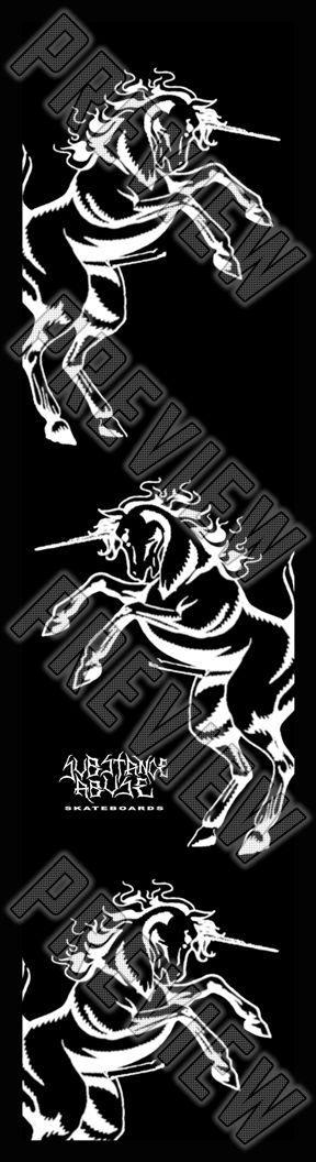 7-3/4 'UNICORN' Deck  7-3/4 Skateboard Deck 