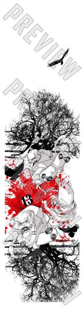 ZOOmunkie - Munkie Rhino jump 7-3/4 Skateboard Deck 