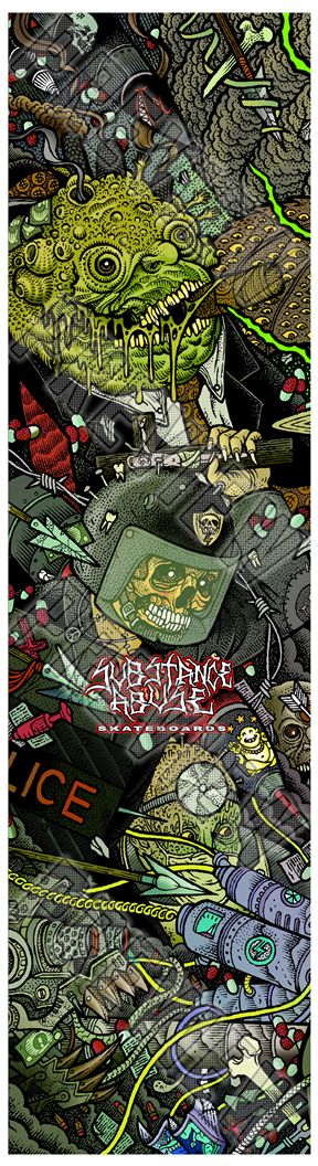 8-1/4 'AGORAPOCALYPSE' Deck 8-1/4 Skateboard Deck