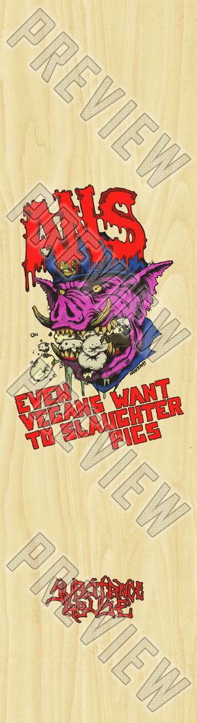 'PIG NOSE' Skateboard Old School Shape