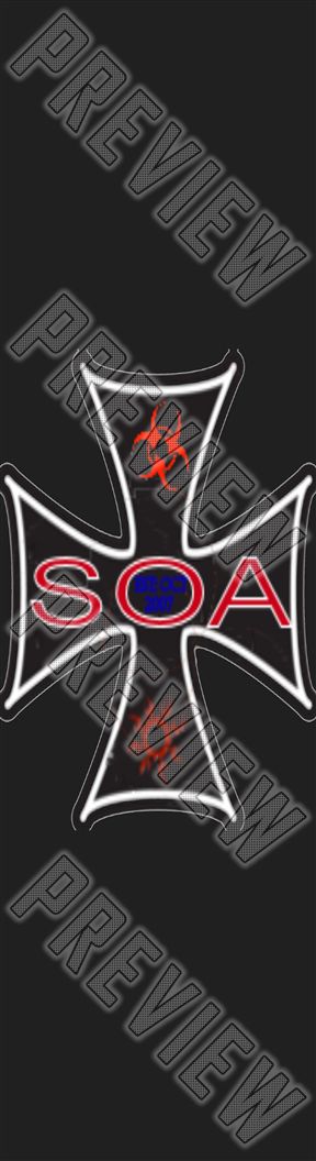 Soa Signature Deck  7-3/4 Skateboard Deck 