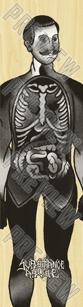 8-1/4 'GUTS' Deck 8-1/4 Skateboard Deck