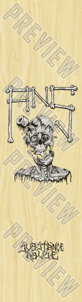 'CORPSE' Skateboard Old School Shape