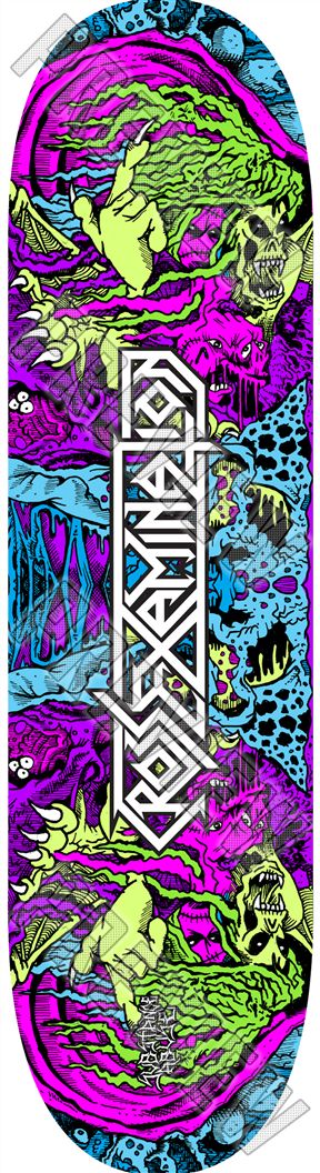 8-1/4 'NIGHTMARE' Deck 8-1/4 Skateboard Deck