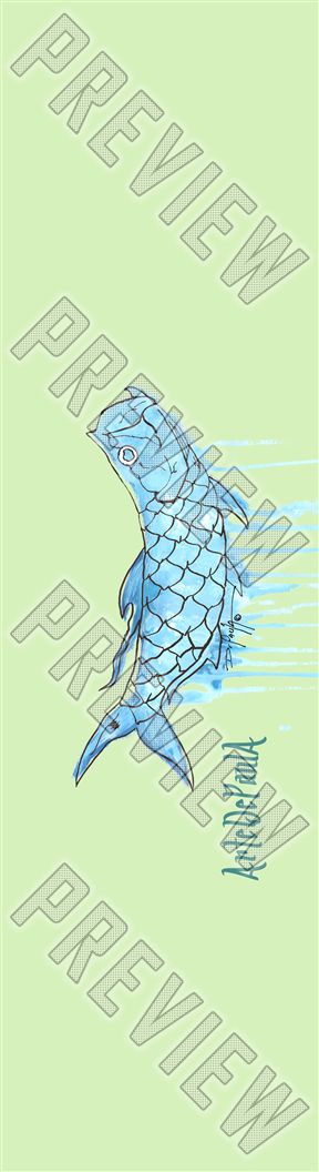 Tarpon Fish Mini/Kid Skateboard Deck 7-1/4 Mini/Kid Skateboard