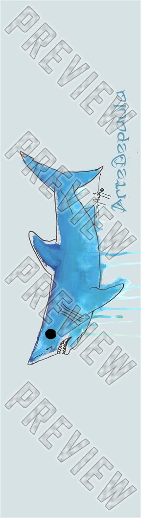 Shark 7-7/8 Skateboard Deck 7-7/8 Skateboard Deck