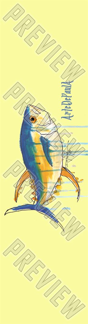 Yellow Fin Tuna Mini/Kid Skateboard Deck 7-1/4 Mini/Kid Skateboard