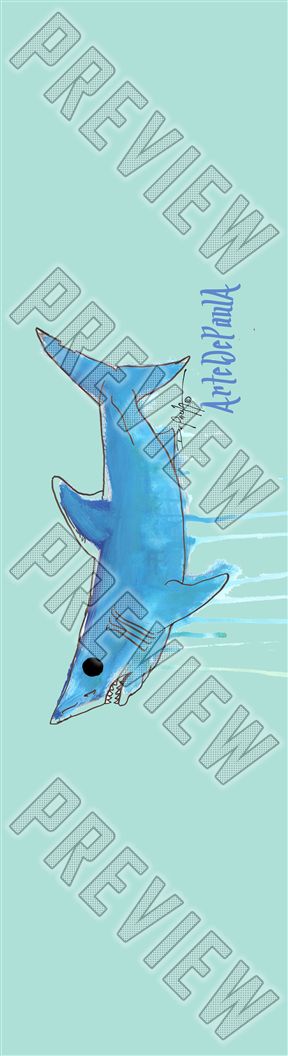 Shark Mini/Kid Skateboard Deck 7-1/4 Mini/Kid Skateboard
