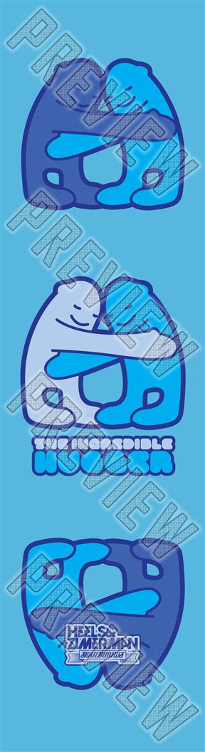 THE INCREDIBLE HUGGER 8 Inch Skateboard Deck