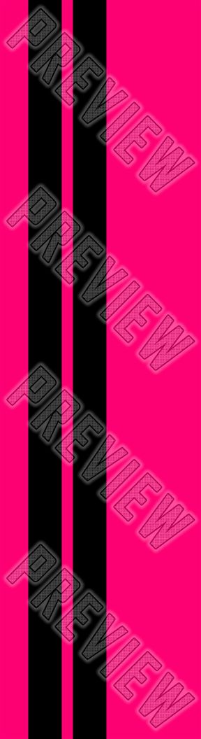 Pink Racing Strips 7-7/8 Skateboard Deck