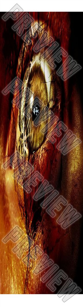 Alien intruder or mind games? Look closer 7-3/4 Skateboard Deck 