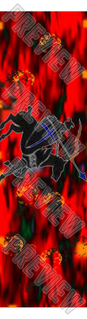 The Black Knight   7-3/4 Skateboard Deck 