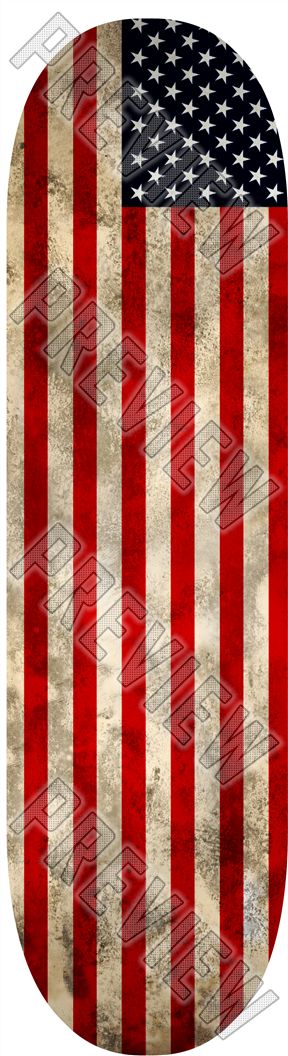Team USA  8 Inch Skateboard Deck