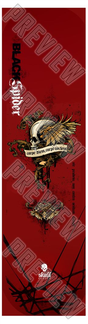 Skull Rider 7-1/2 Skateboard Deck
