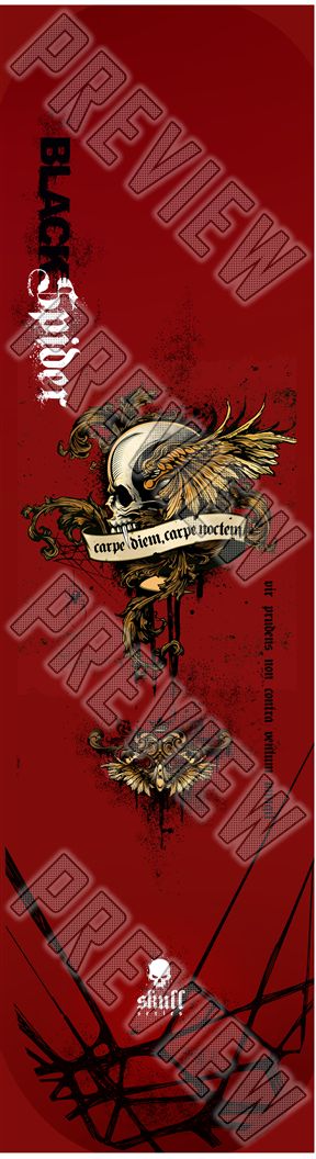 Skull Rider 8-1/4 Skateboard Deck