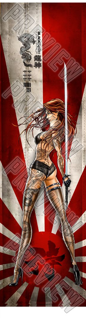 Warrior Samurai Girl Cruiser Shape