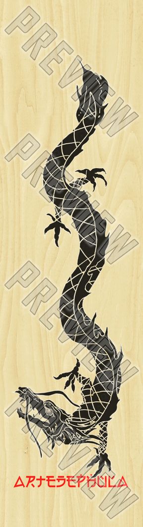 Black Dragon Old School Shape Old School Shape