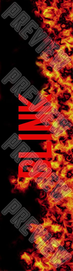 BLINK flames 7-5/8 Skateboard Deck