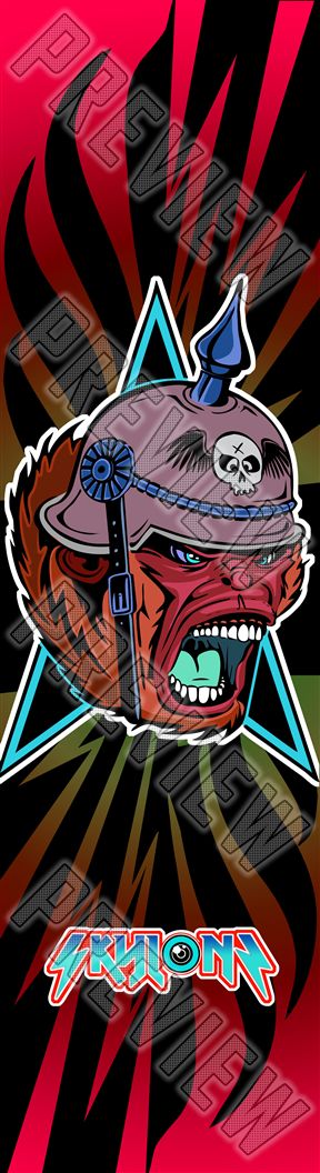 TheSlugmuky Red 7-3/4 Skateboard Deck 